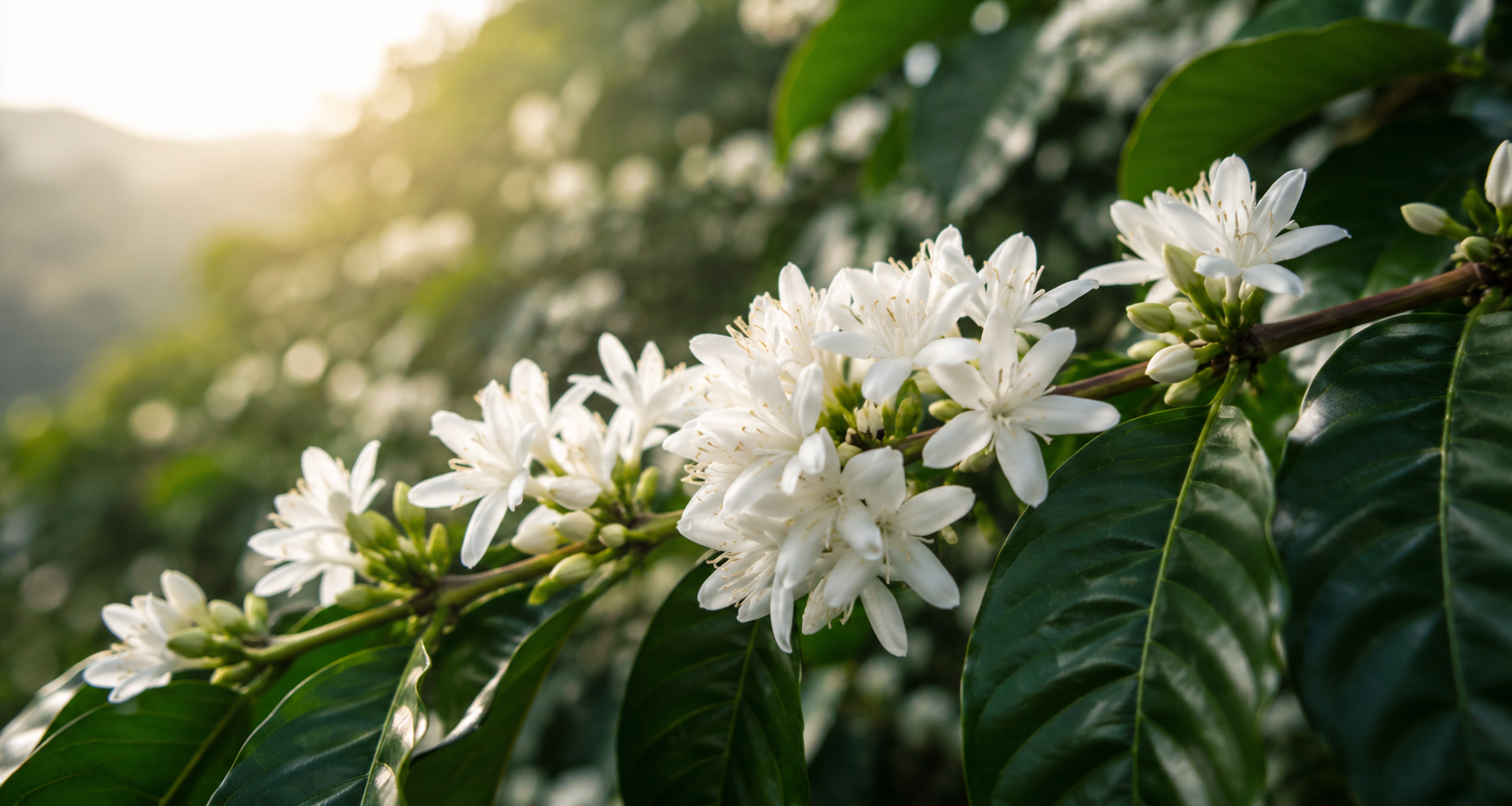 Coffee blossoms